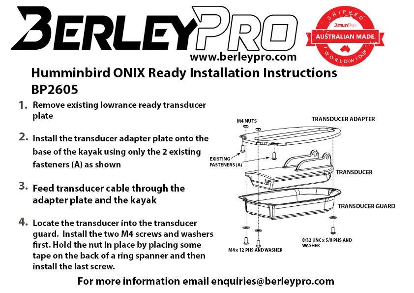 BerleyPro Humminbird HDI Ready Transducer Mount - Disc - Image 6