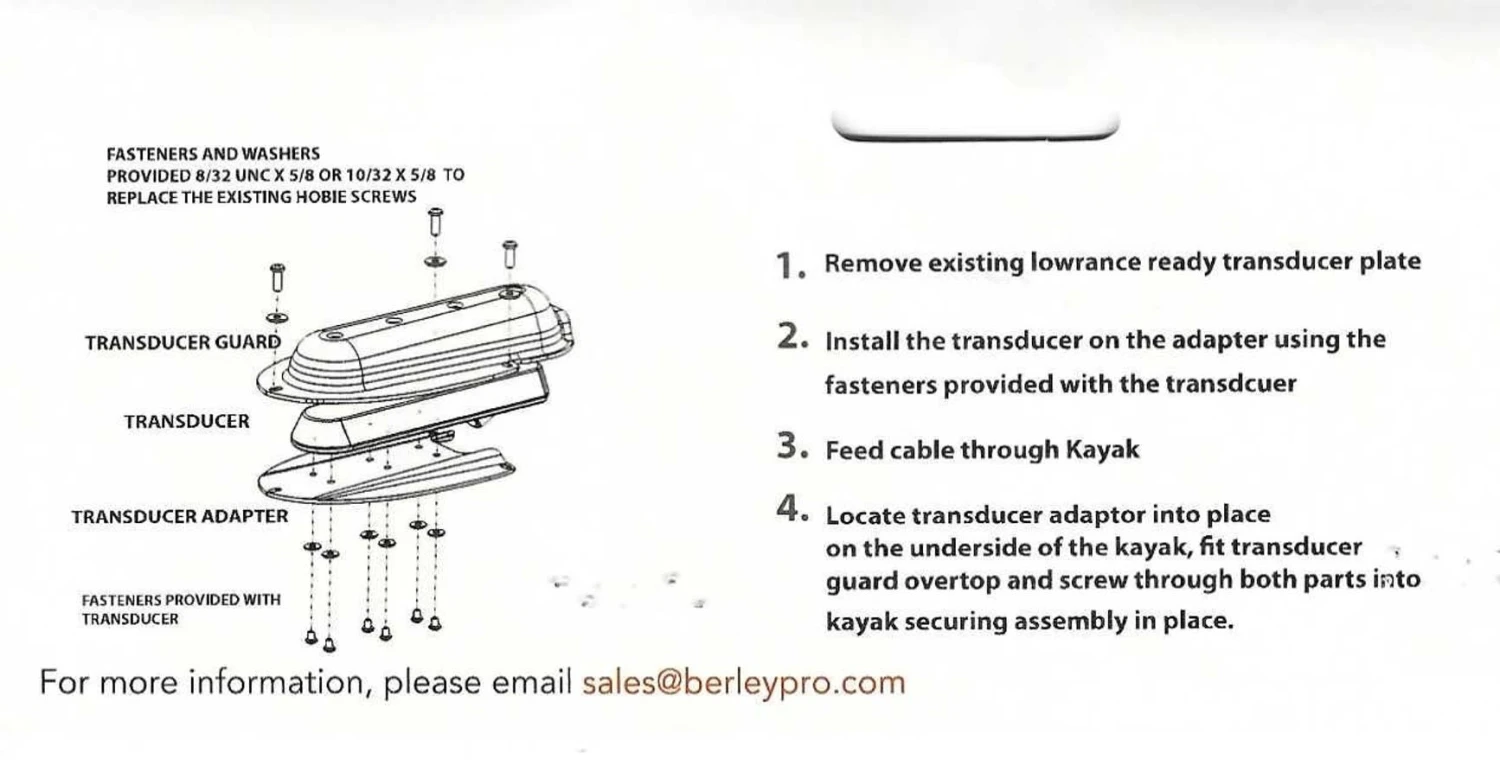 BerleyPro Humminbird XM 9 HW MSI Gen 3 Transducer Mount - Image 6