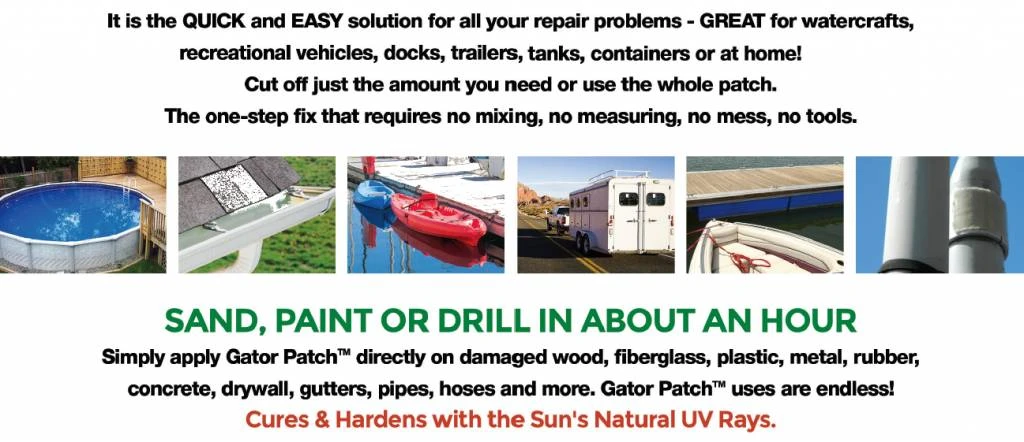 Gator Guards Gator Patch Kayak Keel Protector & Repair - Image 8