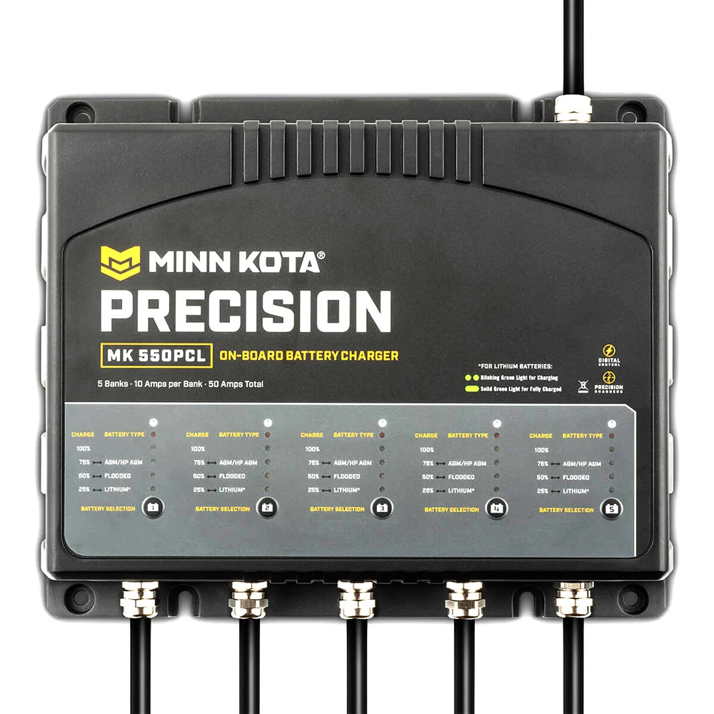 On-Board Precision Charger MK-550 PCL 5 Bank X 10 AMP LI Optimized Charger