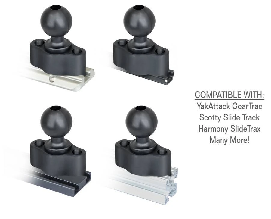 RAM Mounts 1-1/2'' Ball Quick Track Base - Image 4