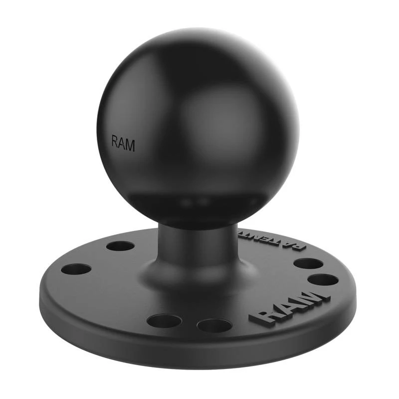 RAM Mounts Round Plate With C Size 1.5" Ball Aluminum Base - Image 2