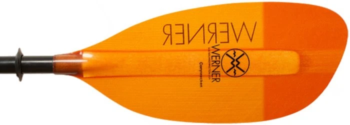 Werner Paddles (Closeout) Corryvreckan Paddle 2-Piece Straight Standard Orange 215