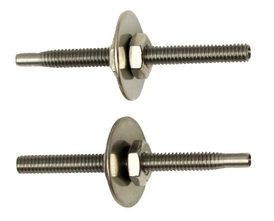 Yak-Attack Rigging Bullet 8-32" Threads (GT90 GearTrac) With Hardware (Pack Of 2)