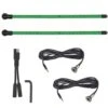YakPower 2-Piece LED Light Kit Green 20"